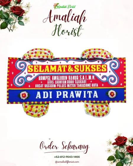 Papan Bunga Ucapan Selamat Laren